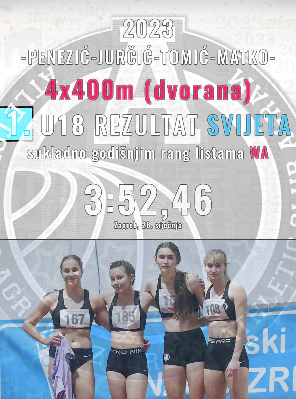 Vita Penezić, Lara Jurčić, Elena Tomić i Laura Matko