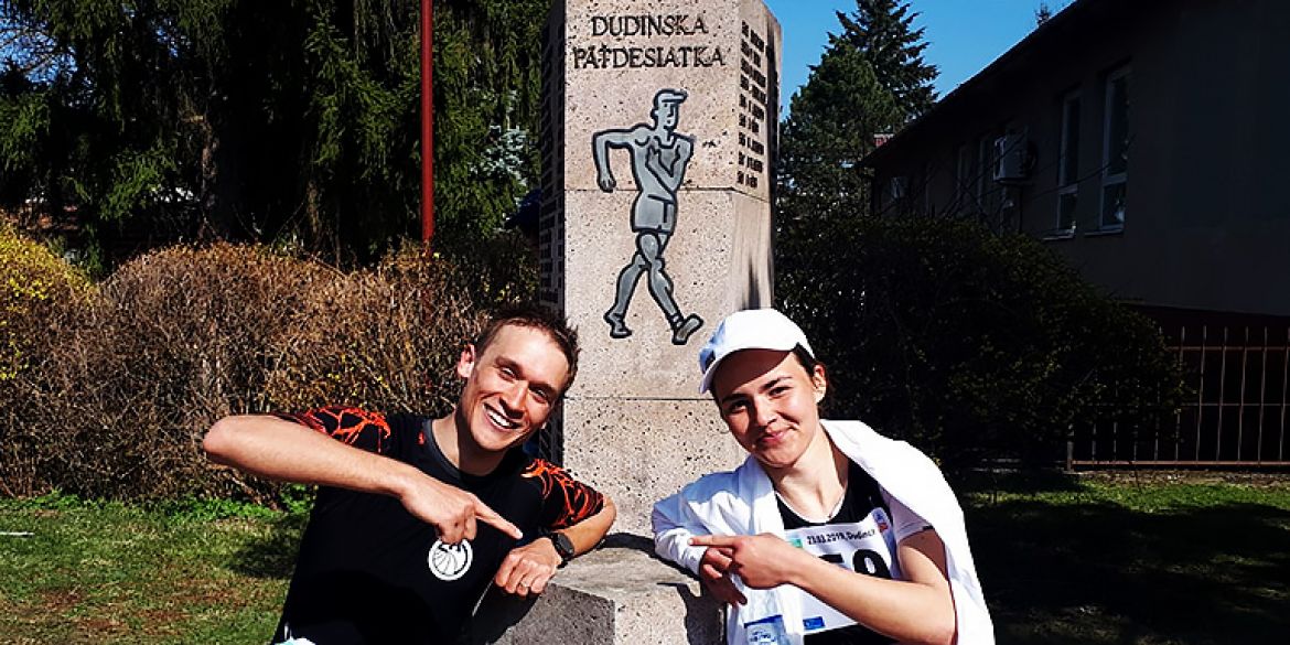 Bruno i Ivana nakon utrke