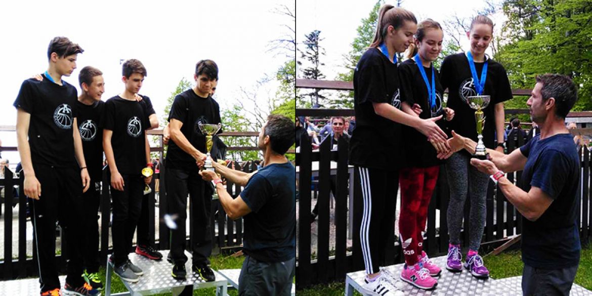 Ekipe za vrijeme pobjedničke ceremonije