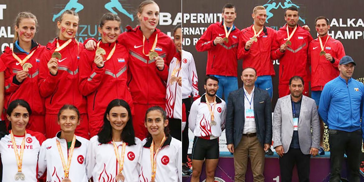 Pobjedničke ženske i muške štafete na 4x400m