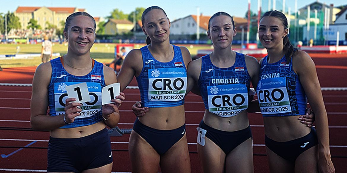 Nove hrvatske rekorderke na 4x100m - Penezić, Bosić, Wild i Drljačić