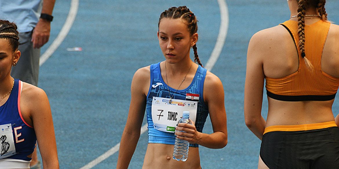 Elena prije starta utrke
