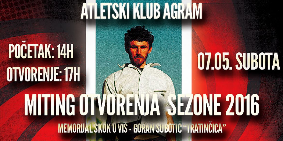 Isječak s plakata za Miting otvorenja sezone 2016.