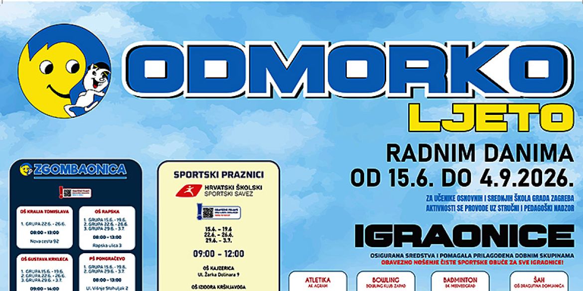 Odmorko Ljeto 2026