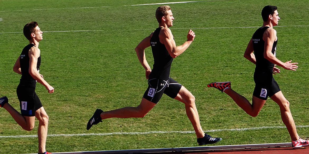 Sven Cepuš, Hrvoje Čukman i Marino Bloudek u utrci dana na 600m