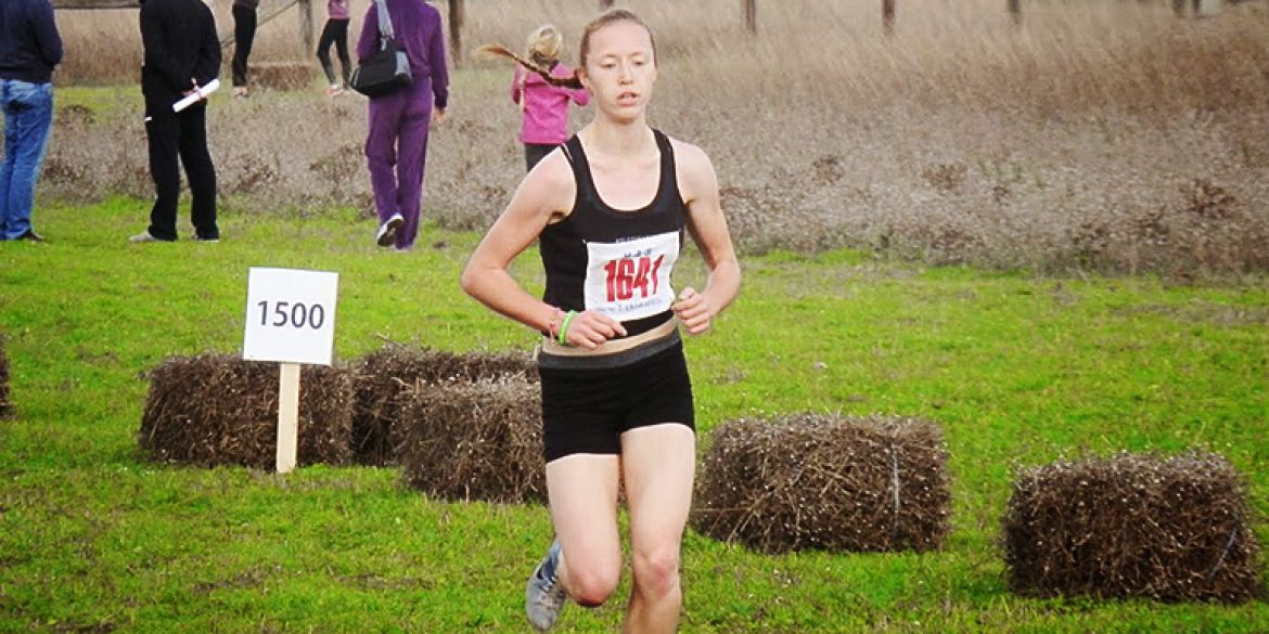 Anamarija u svojem zadnjem kros nastupu, još 2013. u Polači