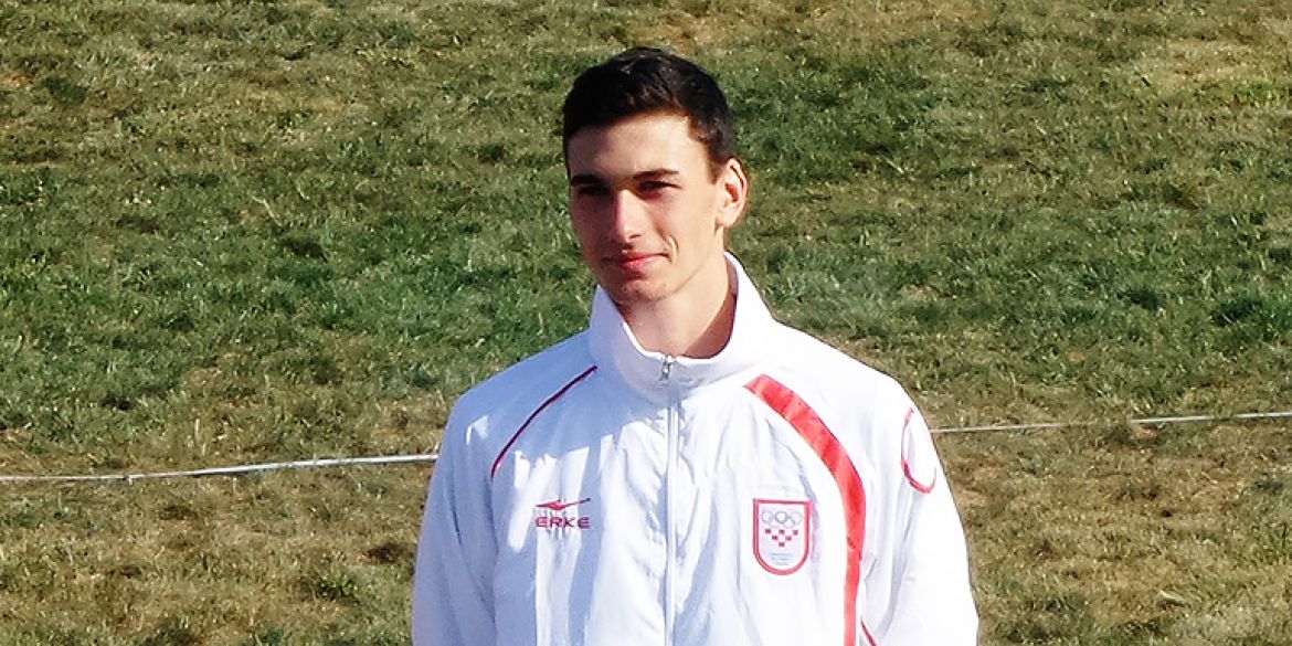 Marino Bloudek prilikom svog trenutačno najuspješnijeg trenutka u karijeri