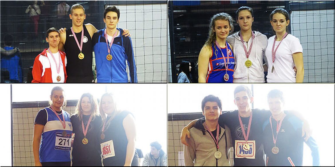 Imamo četiri dvoranska mlađejuniorska prvaka/kinje Hrvatske!