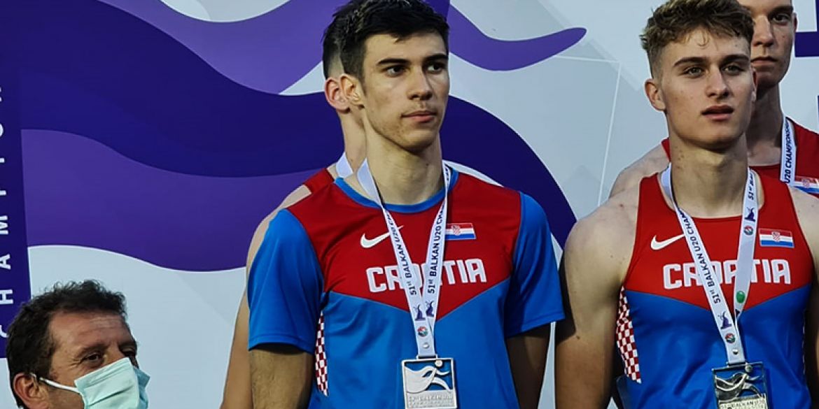 Marko na proglašenju štafete 4x400m