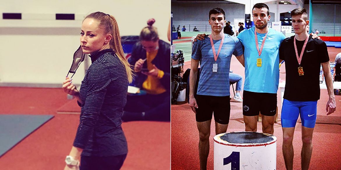 Ivana Lončarek i Mateo Ružić s Markom Oreškovićem i Jakovom Vukovićem