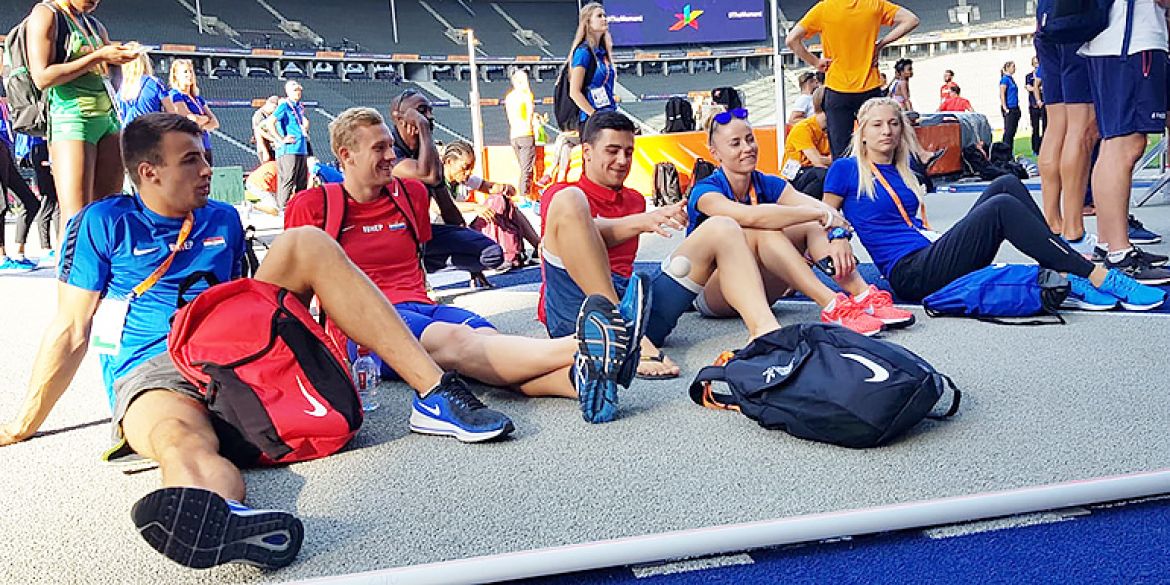 Dio hrvatske ekipe 'osjetilo' je Olimpijski stadion u Berlinu dan prije natjecanja