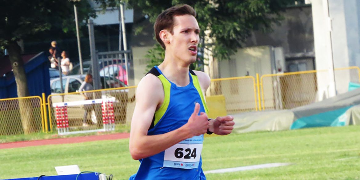 Petar Bratulić sa svojim najboljim ostvarenjem na 3000m