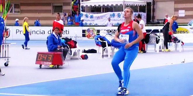 Screenshoot, Sara Kolak nakon hica vrijednog bronce