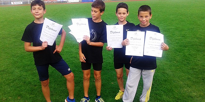 Lovro Fulgosi, Marko Orešković, Mateo Jurišić i Ivan Vukančić (s lijeva na desno)