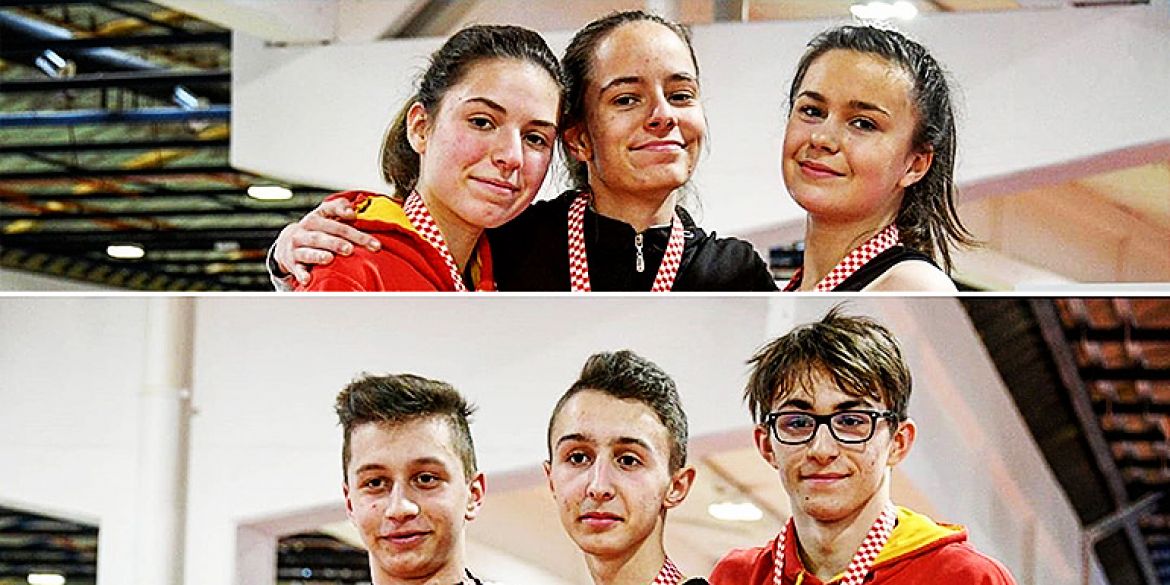 Srebrni Dobruna i zlatni Belas / zlatna Švarbić i brončana Marek